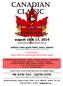 CANADIAN CLASSIC. august 16 & 17, (International Handling Seminar Aug 15)