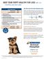 KEEP YOUR PUPPY HEALTHY FOR LESS with our monthly payment plan