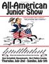 The 22nd Annual. National Junior Southdown Show and National Junior Tunis Show