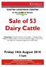 Sale of 53 Dairy Cattle