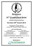 SCHEDULE Of the 51 ST CHAMPIONSHIP SHOW (held under licence and rules of the G.C.C.F.)