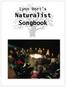 Lynn Hori s. Naturalist Songbook