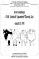 Proceedings 45th Annual Spooner Sheep Day