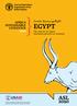 Zoonotic diseases spotlight EGYPT