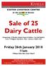 Sale of 25 Dairy Cattle