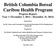 British Columbia Boreal Caribou Health Program Progress Report: Year 1 (November 1, 2013 December 31, 2014)