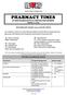 PHARMACY TIMES BY IEHP PHARMACEUTICAL SERVICES DEPARTMENT January 1, 2019
