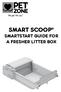 SMART SCOOP SMARTSTART GUIDE FOR A FRESHER LITTER BOX
