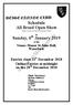Schedule All Breed Open Show. (under licence of the Irish Kennel Club) Sunday, 6 th January 2019 at the Venue: Manor St John Hall, Waterford.