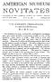 NOVITATES PHASCOLOMYIDAE) THE WOMBATS (MARSUPIALIA, BY G. H. H. TATE