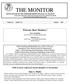 THE MONITOR. Volume 22 Number 10 October Welcome Back Members! NEW MEMBERS Zach Truelock (Sustaining Membership)
