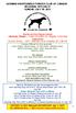 GERMAN SHORTHAIRED POINTER CLUB OF CANADA REGIONAL SPECIALTY SUNDAY, JULY 19, 2015