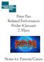 Peter Pan Relaxed Performance Friday 4 January 2.30pm