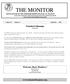 THE MONITOR. Volume 22 Number 9 September President's Message Jim Horton