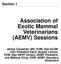 Association of Exotic Mammal Veterinarians (AEMV) Sessions