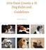 2019 Dane County 4-H Dog Rules and Guidelines. Revised December 2018