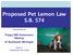 Proposed Pet Lemon Law S.B. 574