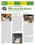 Newsletter A NEWSLETTER FROM THE VOLUNTEERS AT NVHS DEDICATED TO FINDING LOVING HOMES FOR ANIMALS IN NEED
