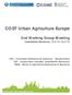 COST Urban Agriculture Europe