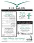 THE TALON. December 2011 Official Publication of the Eagle Springs Community Association Volume 3, Issue 12