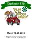 March 28-30, Kings County Fairgrounds