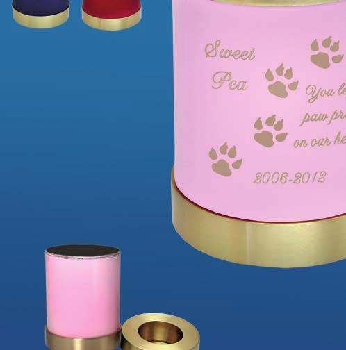 Our memorial pet heart urn shows that while your pet is gone, it is