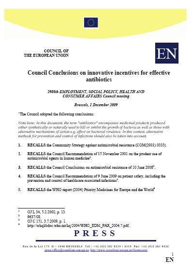 Conclusions on innovative incentives for effective