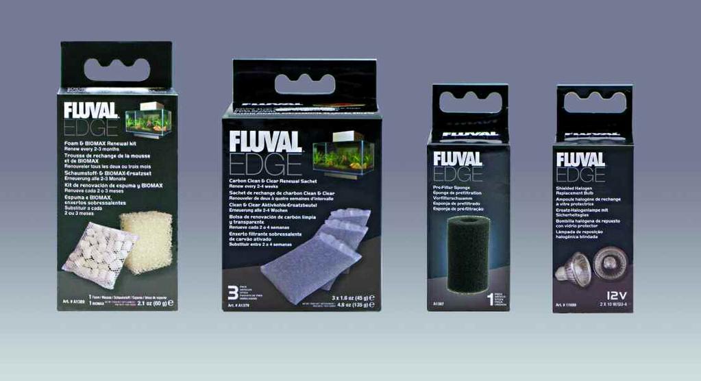 It s easy to upgrade to a tropical set-up with the Fluval EDGE heater R EDGE 11059 Gravel Cleaner 11206 Digital Thermometer