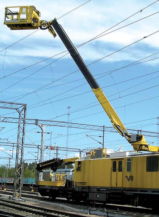 dvanced technology for construction and maintenance of catenary systems P 240 Max. horizontal outreach Max.