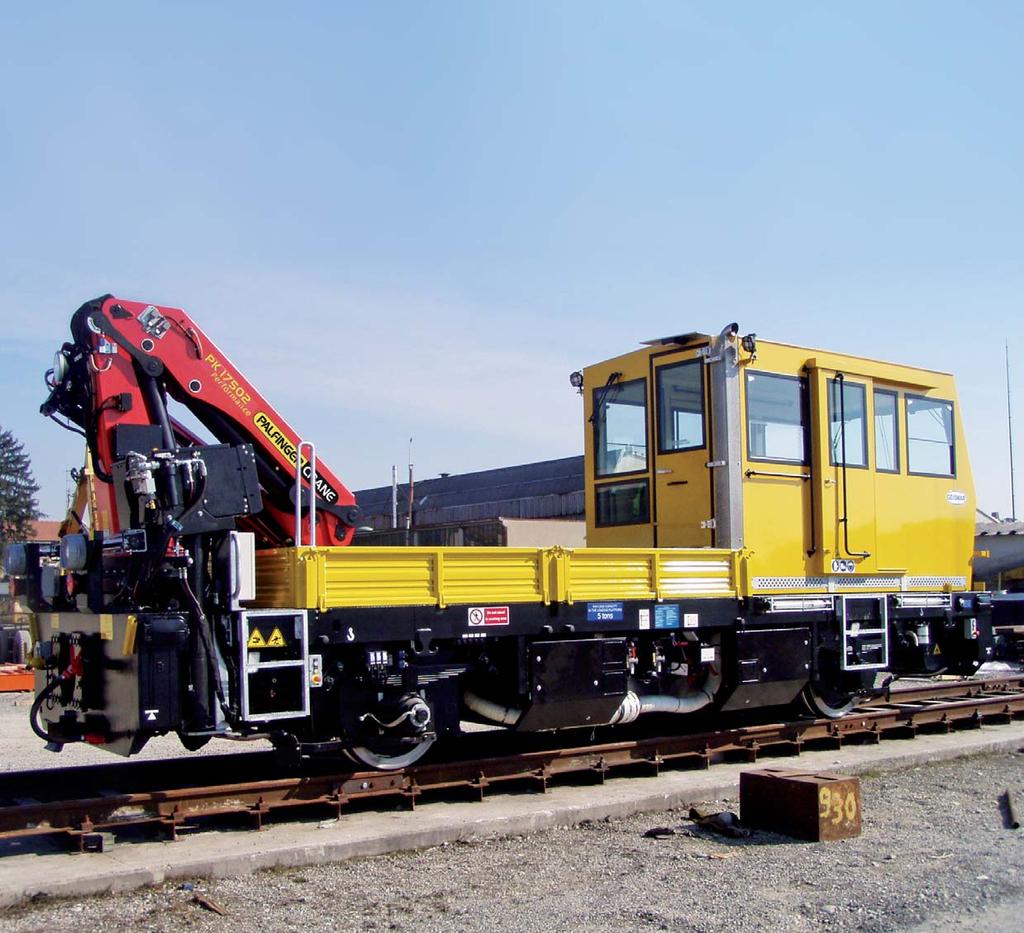 PLFINGER railway equipment optimally matched to the vehicle and its purpose PLFINGER railway equipment is uncompromisingly designed for the conditions of duty on a railway track.