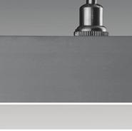 SUSPENSION HARDWARE FLUSH LENS EXT/F, WD REVEAL LENS EXT/R FINISH Standard finish is "Ultimatte" aluminum a smooth, clean and durable finish
