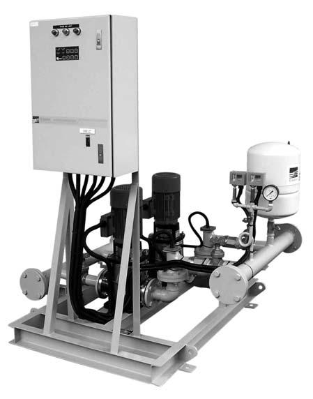 EBARA FLOW SWITC CONTROLLED BOOSTER SYSTEM Ebara ydro Booster pressure set type UD is a flow switch control system which prevents frequent start/ stop of pumps, thus ensure constant water supply.