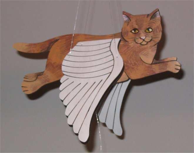 Wingspan 11½" Kitten (Kumquat) Body 8"