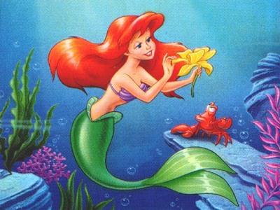 One day in the spring, as Tiana was swimming in the pond she spotted a colorful flash under water.