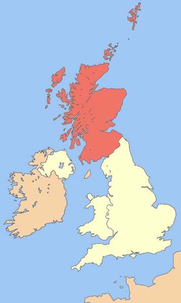 Scotland in the UK Part of United Kingdom of Great Britain and Northern