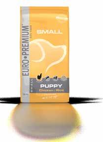 SMALL PUPPY Chicken & Rice Complete petfood for puppies and young dogs (<1 year old) of small breeds (<10kg adult weight) and for pregnant and lactating dogs.