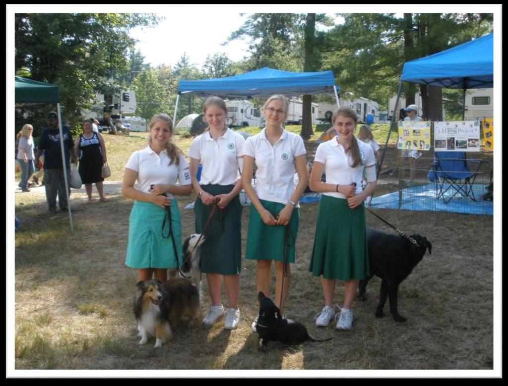 Enrolled 4-H Members and their dogs Why?