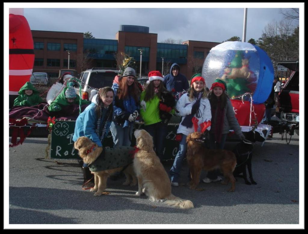with their dogs. When? Usually the weekend before thanksgiving Where? Concord NH Who?