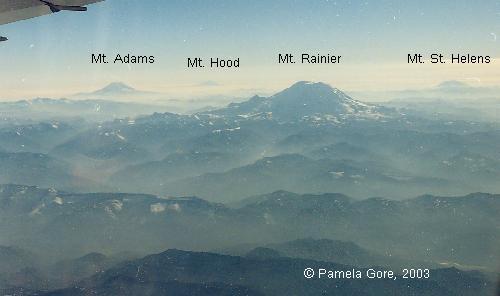 Volcanoes of the Cascade Range Mt. St. Helens Mt.