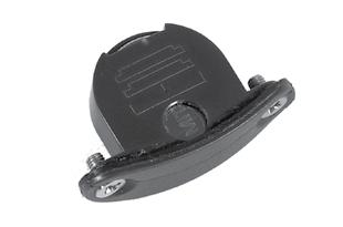 Remove two screws securing the battery compartment using a cross head or flat head screwdriver. (fig. 1) Lift battery compartment from main body of collar. (fig. 2) Insert two CR2032 Lithium coin batteries into battery compartment.