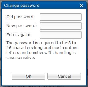 6 How to change your password Click on Change password Click on Change password Enter your old and new passwords and confirm your modification with