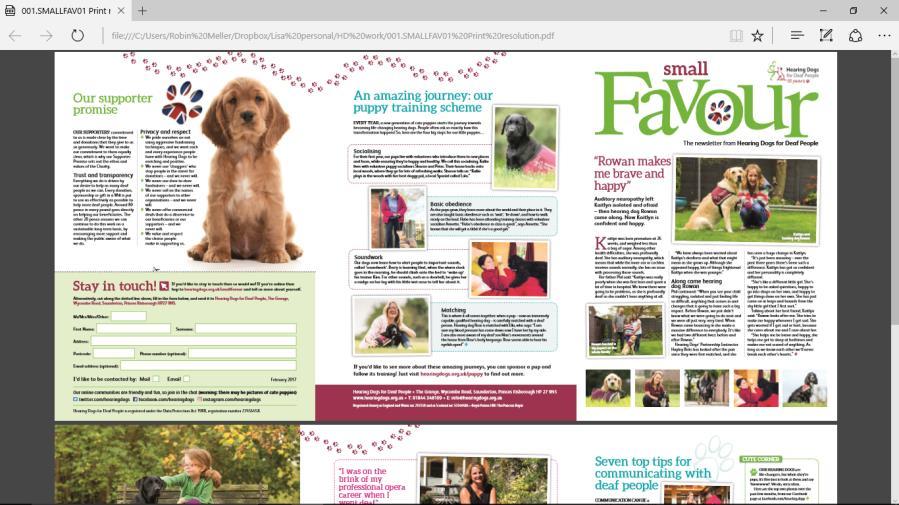 Find your local Community Fundraising Manager below Area 1: Midlands Vicky Ryan T 07824 329063 E vicky.ryan@hearingdogs.org.