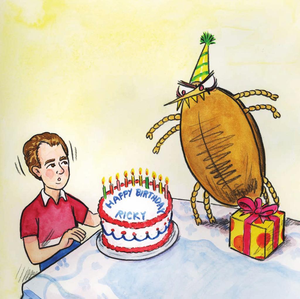 Ricky Beats the Birthday Bites SAMPLE Written and illustrated
