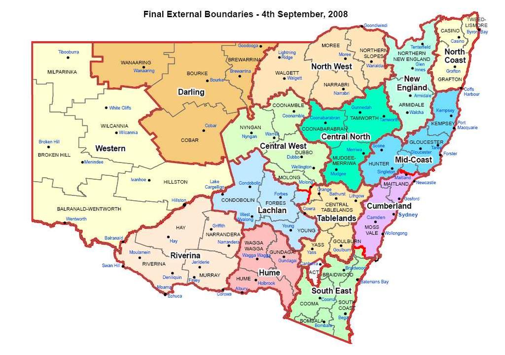 Resistance in your backyard? Recent work in Central West, Lachlan and Hume LHPAs Map of NSW showing Livestock Health and Pest Authorities (LHPA) boundaries [www.lhpa.org.