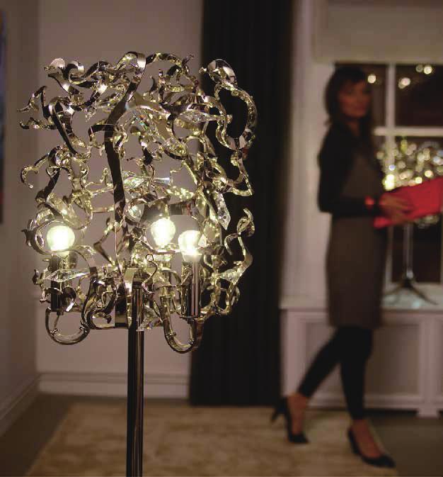 Drawing upon inputs from chandelier makers and designed to enhance the aesthetic appeal of the chandelier or luminaire, not only when lit but also when not, these lamps come in a classical slender