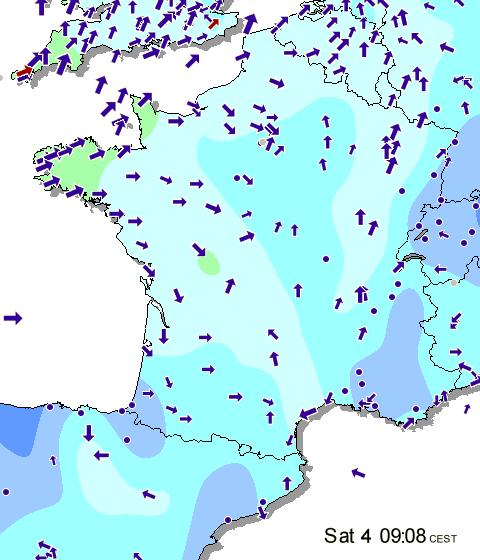This wind changed to a more accommodating south westerly in North West France turning west, south west in the Channel before taking another turn to westerly as the pigeons neared home.
