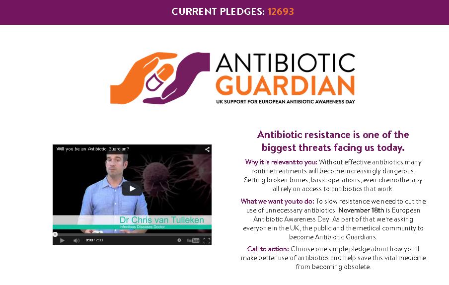 Become an Antibiotic Guardian Champion Pledge