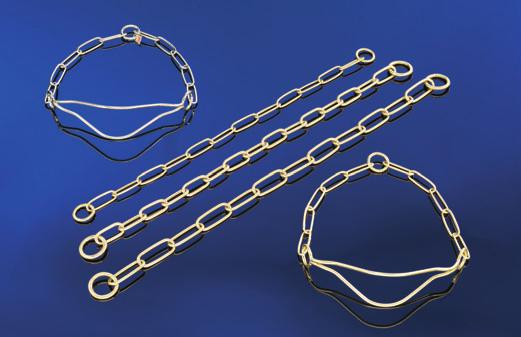 COLLARS 4 5 6 VDH - 6 article-no. quality wire gauge length for dogs with cm mm cm max. weight up to Show Collar - Particular collar which will be prefentially used for the training resp.