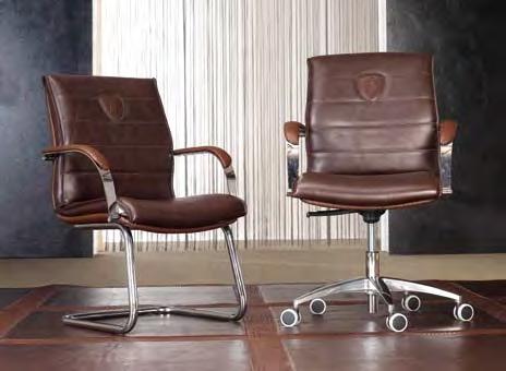 45 CHAIRS OFFICE CHAIRS MOTODROME Chair on wheels cm