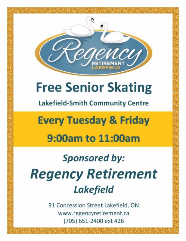 located at 20 Concession Street in Lakefield. Thank you to our generous sponsor The Regency of Lakefield! PA Day Youth Shinny!